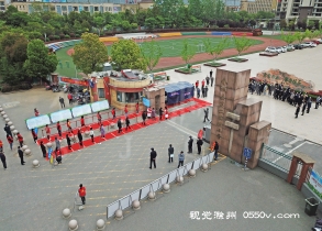 2020年4月21日，全椒县第二实验小学开展开学防疫模拟推演。